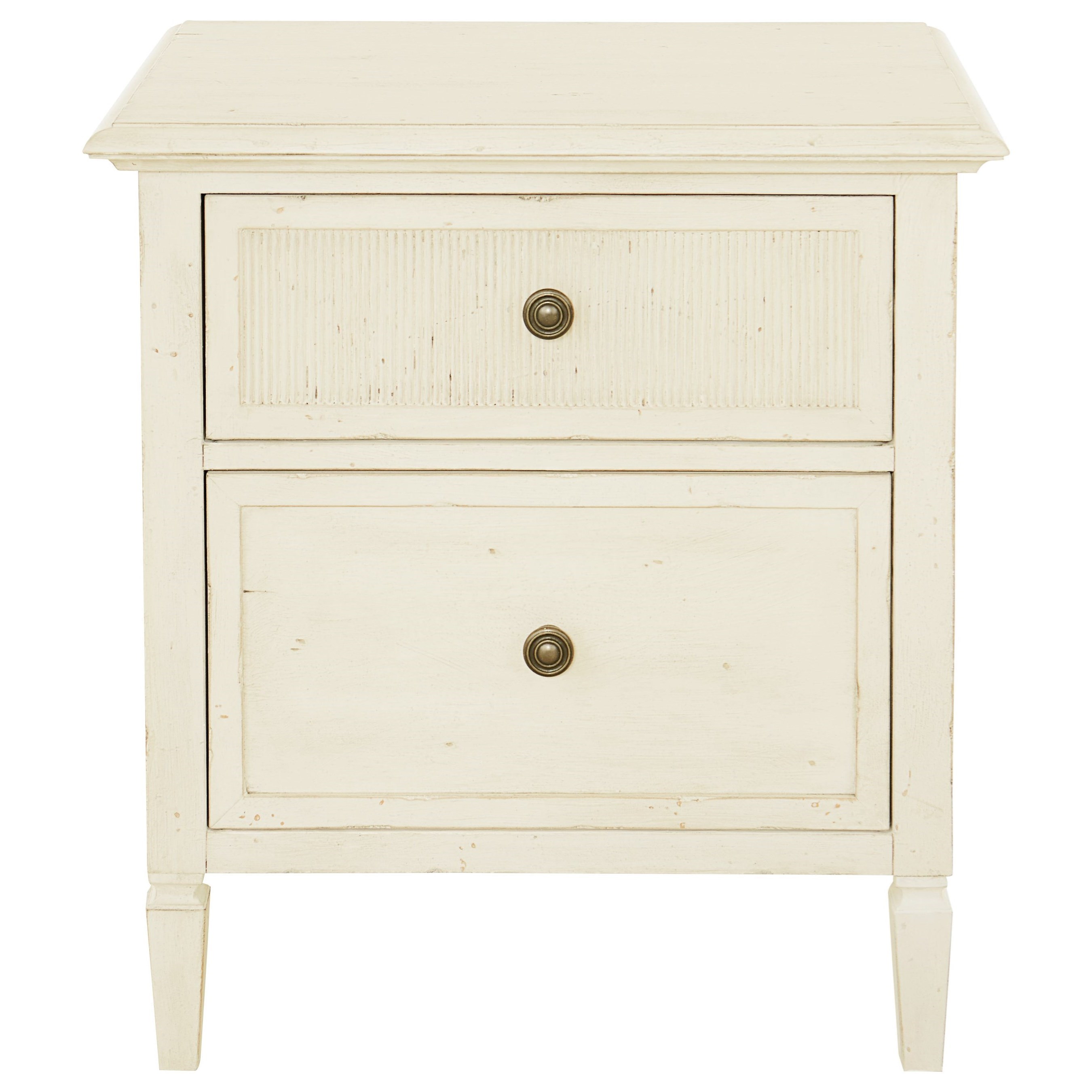 Bassett Shoreline Coastal Nightstand with Outlet and USB Ports